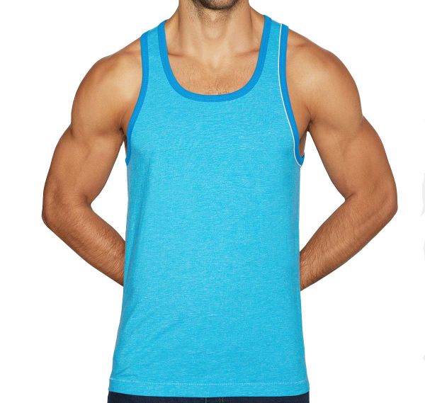 C-IN2 Tank Top HAND ME DOWN RELAXED TANK FREDDIE BLUE 1926-411A, blue