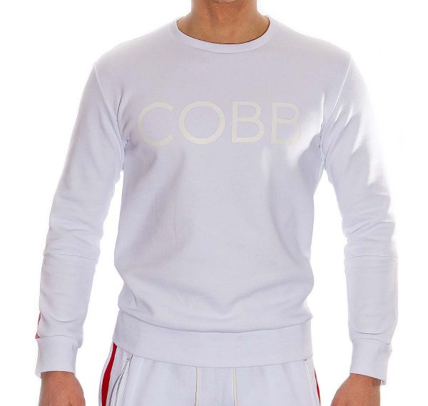 Alexander COBB Sweatshirt SWEETER WHITE, weiß