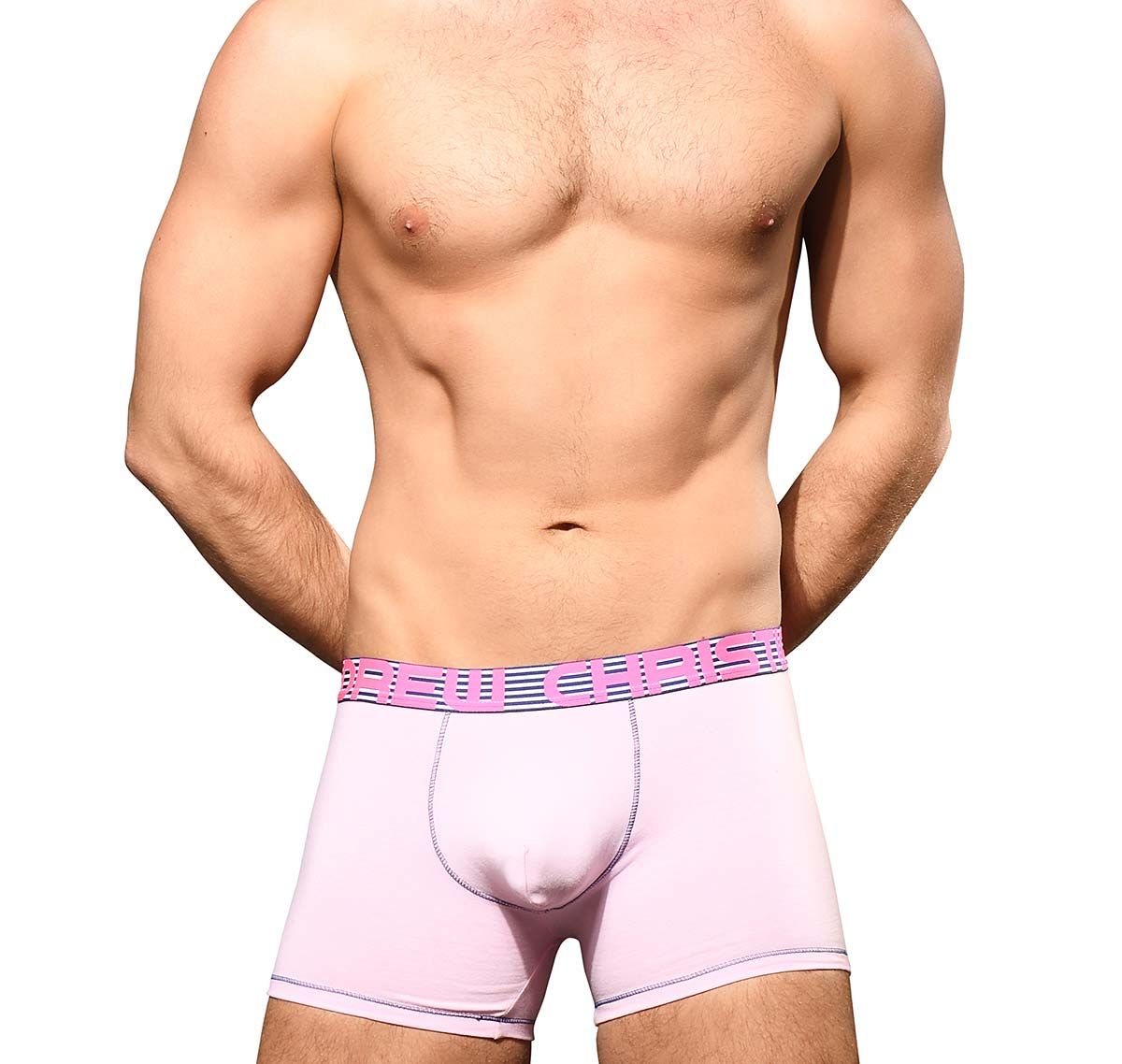 Andrew Christian Bóxer ALMOST NAKED HANG-FREE BOXER 93233, rosa