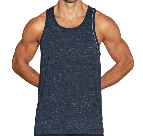 C-IN2 Canotta HAND ME DOWN RELAXED TANK WINTER WHITE 1926F-401B, navy blu