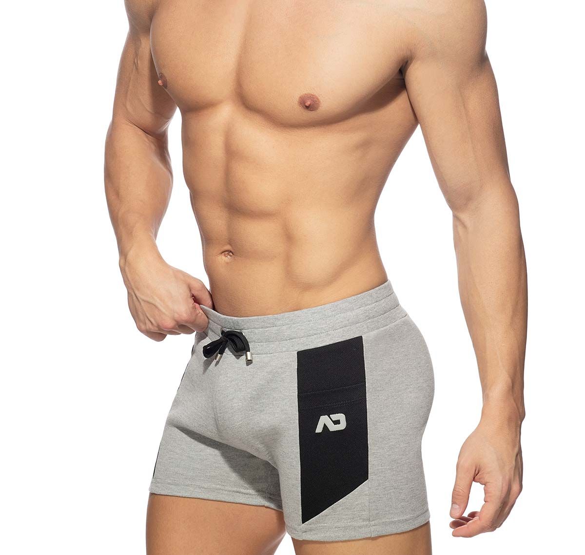 Addicted Training shorts AD COTTON SPORTS SHORTS AD1068, grey
