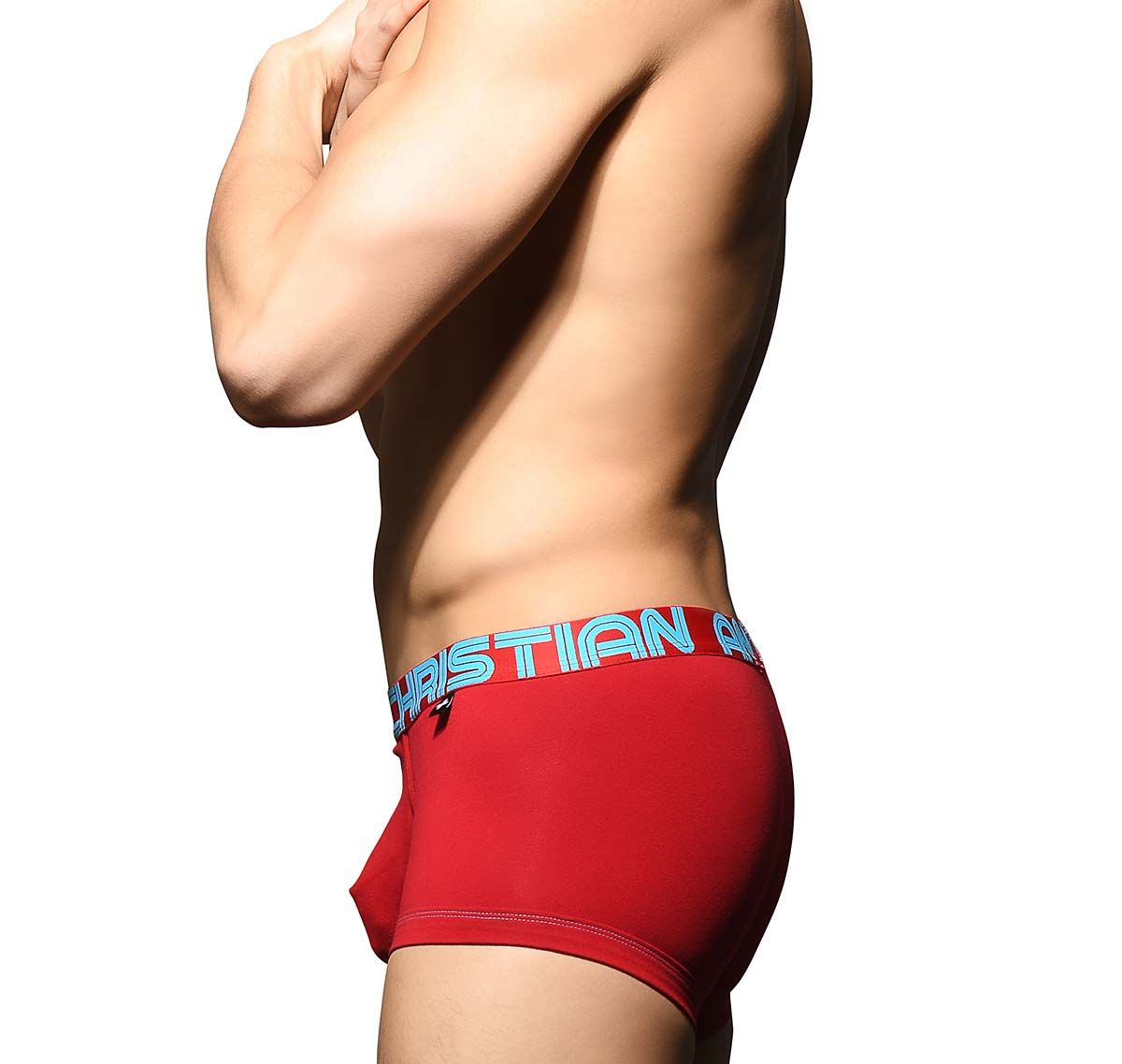 Andrew Christian Boxershorts FLY TAGLESS BOXER w/ ALMOST NAKED 92588, rot