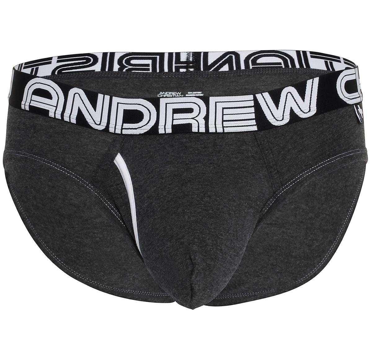 Andrew Christian Herrenslip FLY TAGLESS BRIEF w/ ALMOST NAKED 92587, grau