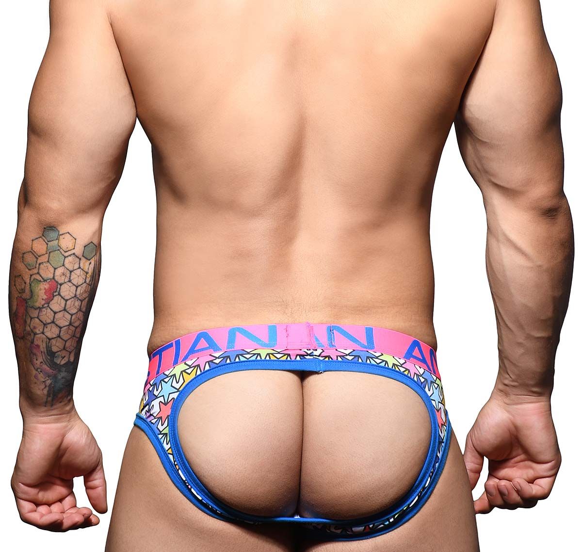 Andrew Christian Suspensorio SUPERSTAR AIR JOCK w/ ALMOST NAKED 91587, multicolor