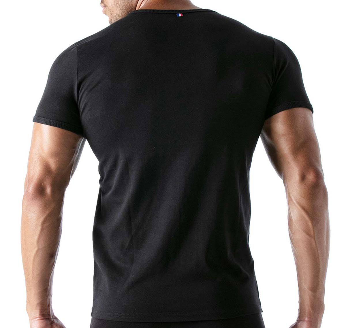 TOF T-Shirt FRENCH T-SHIRT BLACK TOF167N, black