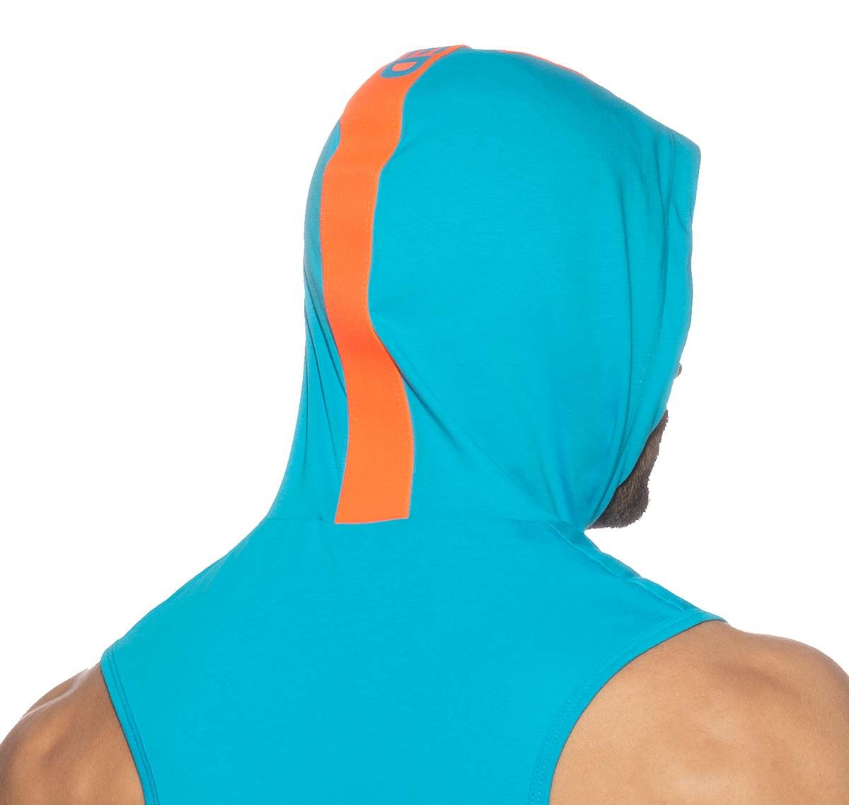 Addicted Hooded shirt BAND COTTON HOODY AD1001, turquoise