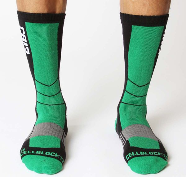Cellblock 13 Sport socks VECTOR KNEE HIGH SOCK, green
