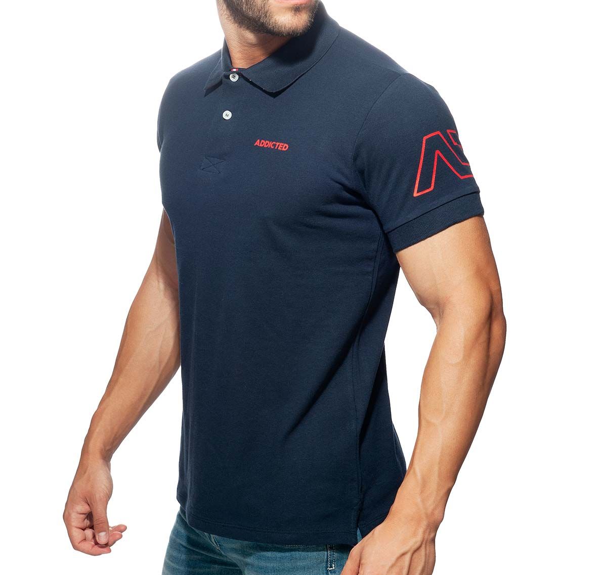 Addicted Polo Shirt AD POLO SHIRT AD961, navy