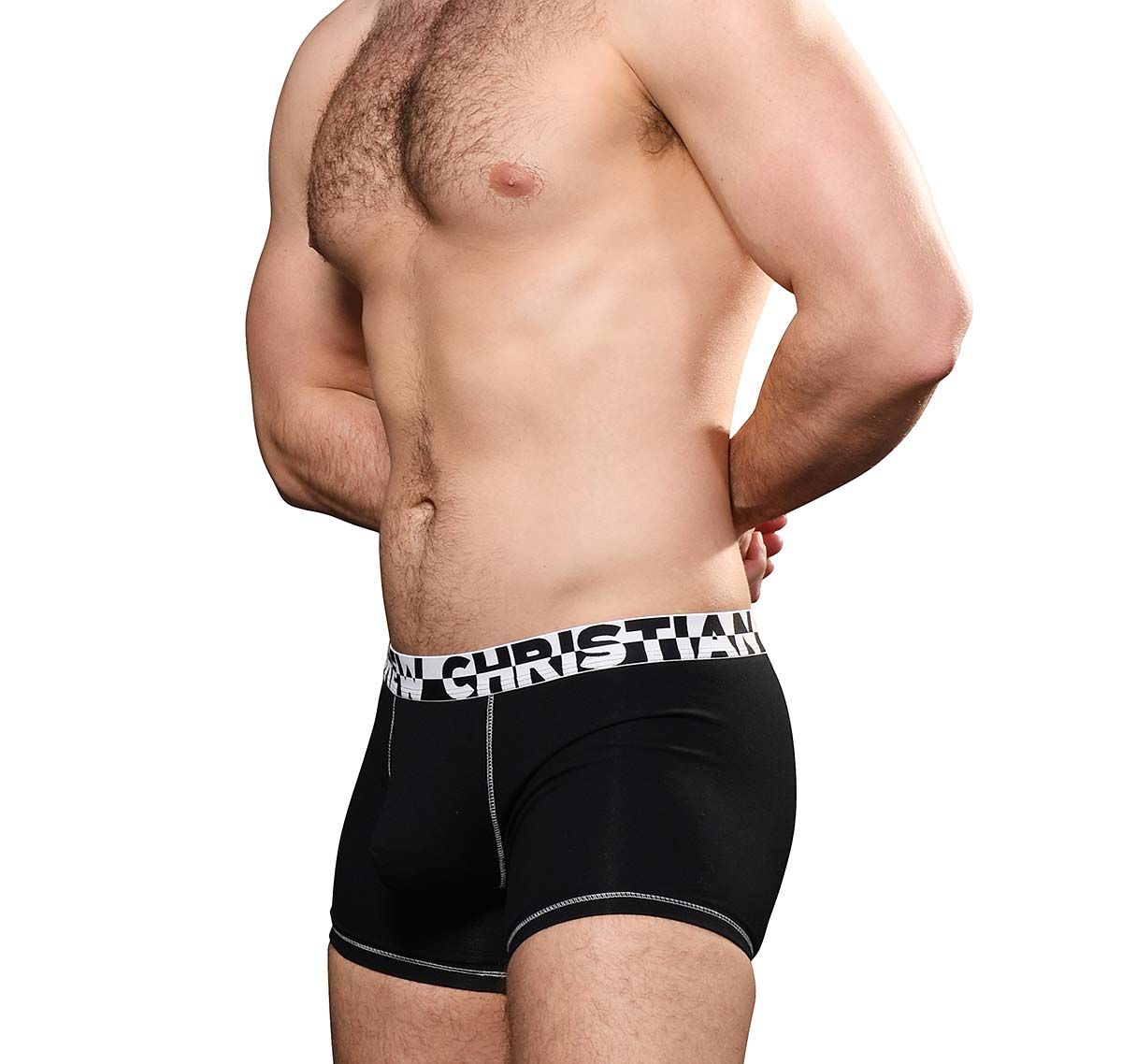 Andrew Christian Boxers ALMOST NAKED HANG-FREE BOXER 93019, black