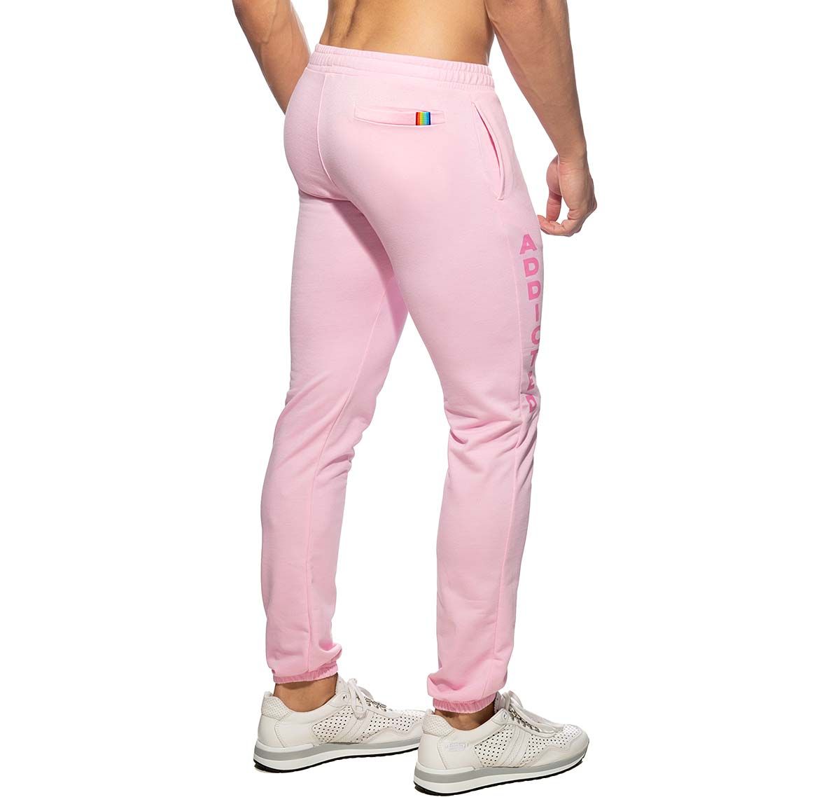 Addicted Pantaloni sportivi lunghi LONG JOGGING PANTS AD999, rosa