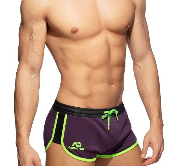 Addicted Training shorts MIX SHORT AD956, violet