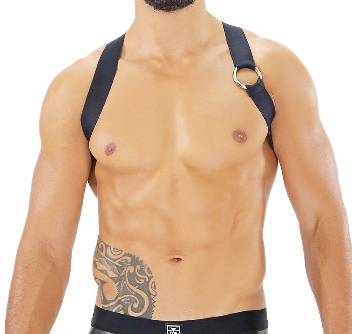 TOF Imbracatura PARTY BOY ELASTIC HARNESS BLACK H0018N, nero