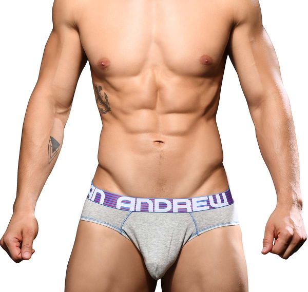 Andrew Christian Slip ALMOST NAKED COTTON BRIEF 92584, grigio 