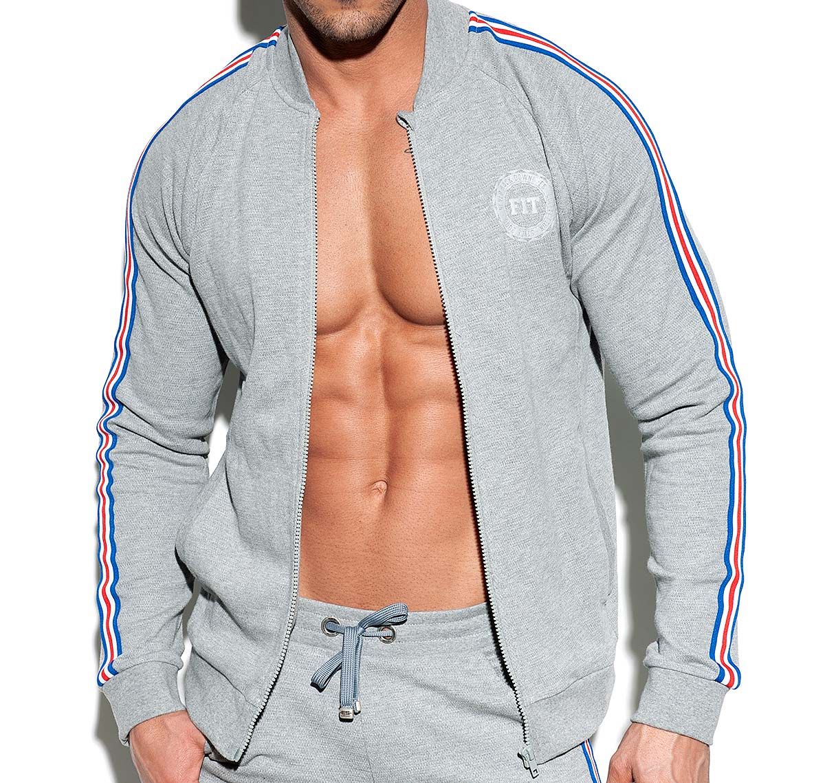 ES Collection Giacca sportiva FIT TAPE JACKET SP208, grigio