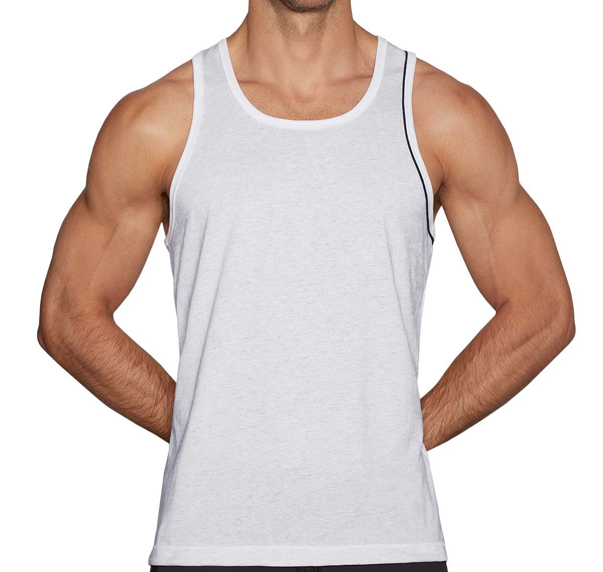 C-IN2 Canotta HAND ME DOWN RELAXED TANK WINTER WHITE 1926F-105, bianco
