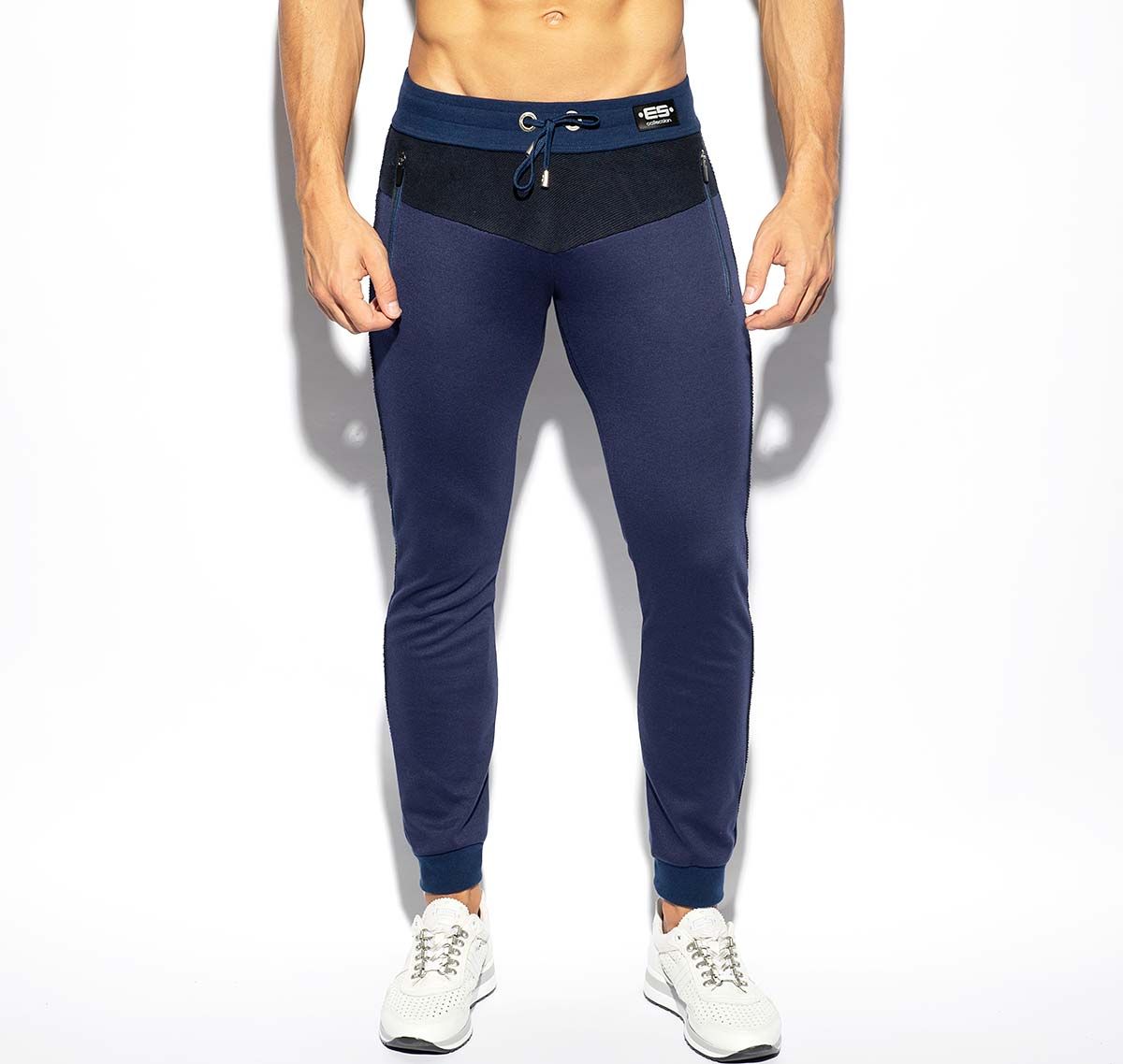 ES Collection training pants NAVY COMBI SPORTS PANTS SP277, navy
