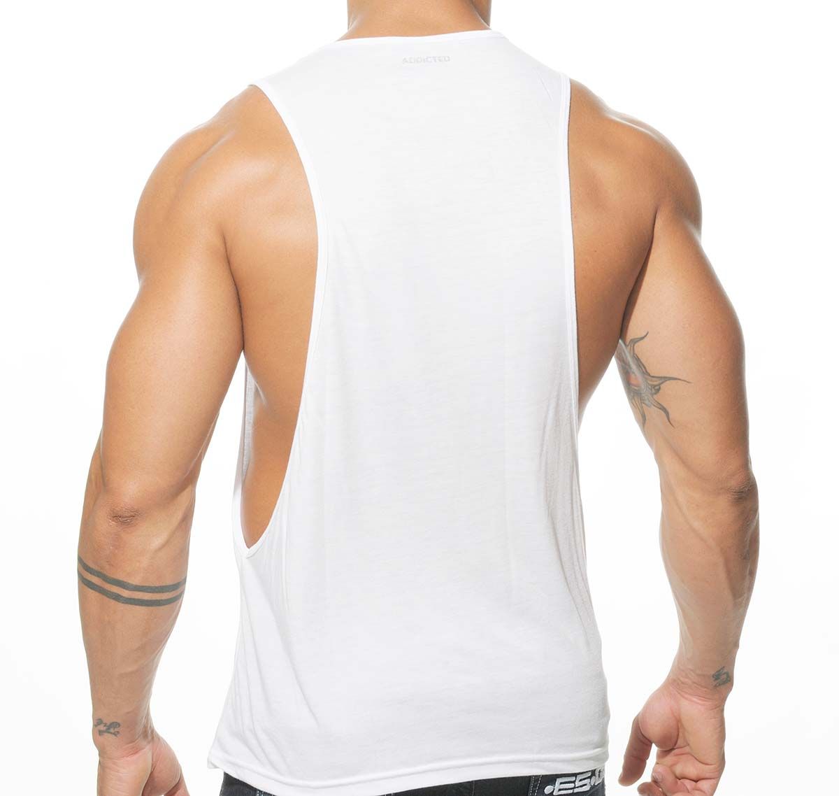 Addicted Tank Top AD LOW RIDER AD043, weiss