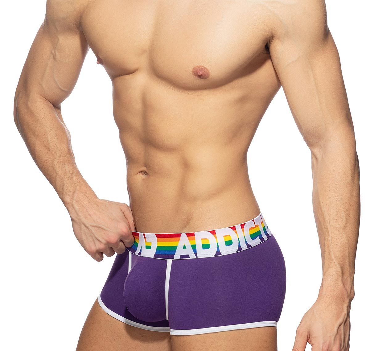 Addicted Pack of 6 Boxers RAINBOW TRUNK AD1143P, multicolor
