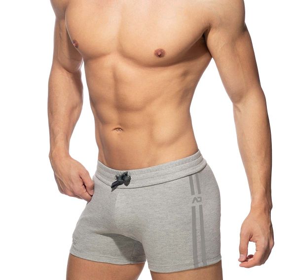 Addicted Training shorts ZIP POCKET SPORTS SHORT AD1002, light grey