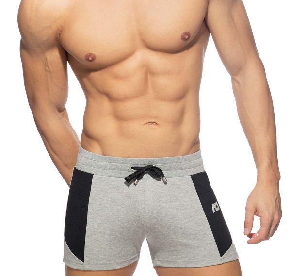 Addicted Short deportivo AD COTTON SPORTS SHORTS AD1068, gris 