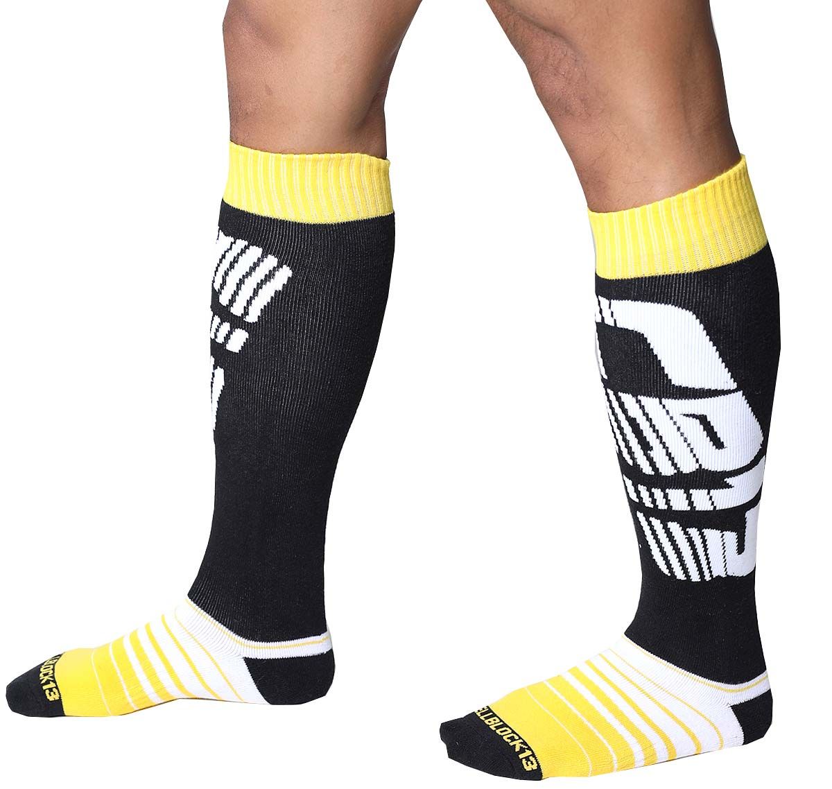 Cellblock 13 Sport socks VELOCITY 2.0 KNEE HIGH SOCK, yellow