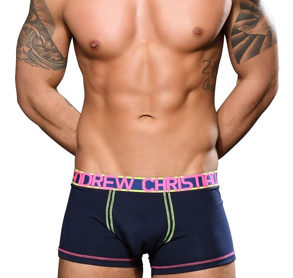 Andrew Christian Boxershorts ALMOST NAKED COTTON BOXER 92183, navy