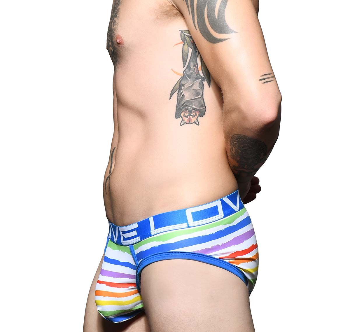 Andrew Christian Brief LOVE STRIPE BRIEF w/ ALMOST NAKED 91582, multicolor