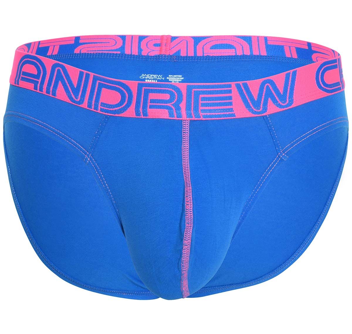 Andrew Christian Slip HAPPY BRIEF w/ Almost Naked 92528, azul