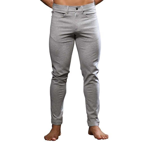 Andrew Christian Long Pants SKINNY STRETCH JEANS 6725, grey