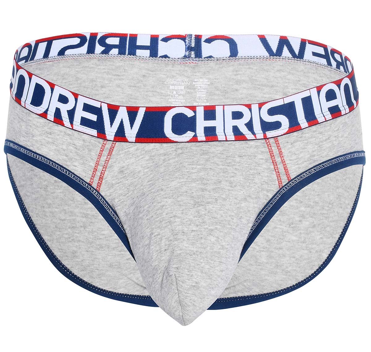Andrew Christian Brief ALMOST NAKED COTTON BRIEF 92182, grey