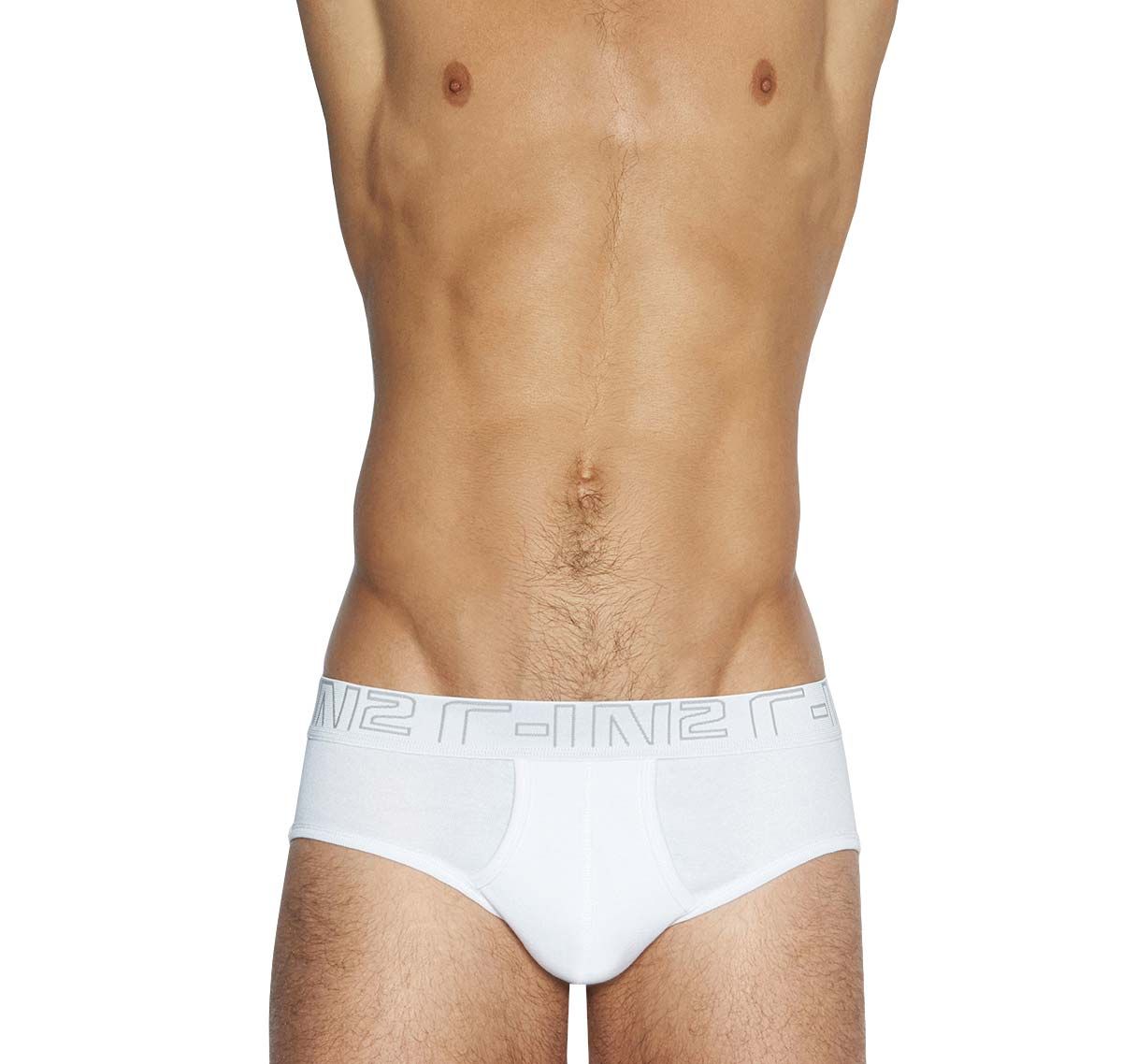 C-IN2 3 Paquet Slips BI-FLY MID RISE BRIEF 1325-100, blanc