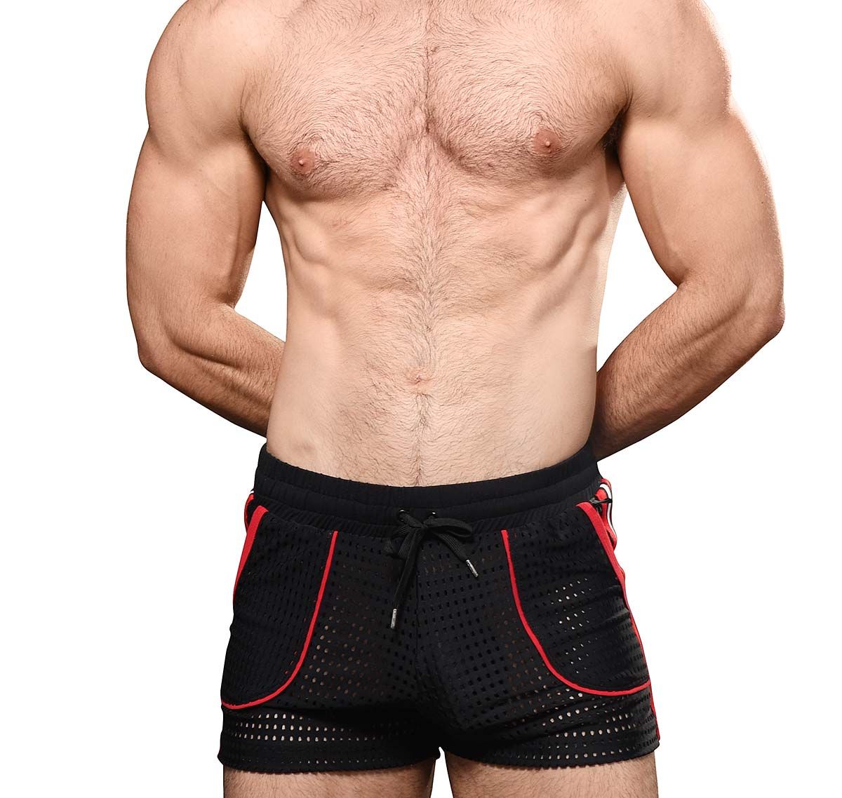 Andrew Christian Short deportivo COMPETITION MESH SHORTS 6770, negro
