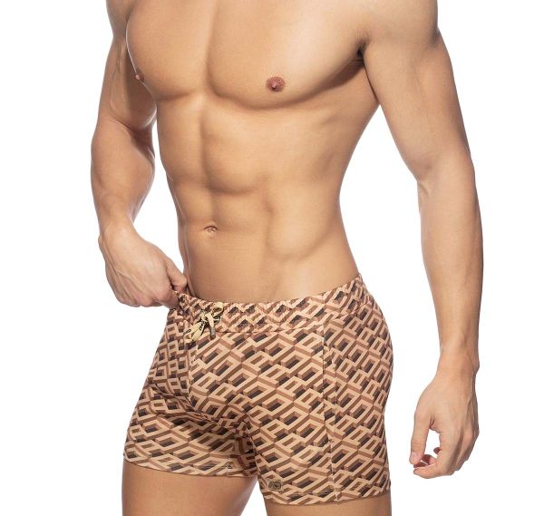 Addicted Shorts AD ALLOVER HOMEWEAR SHORT AD1060, brown