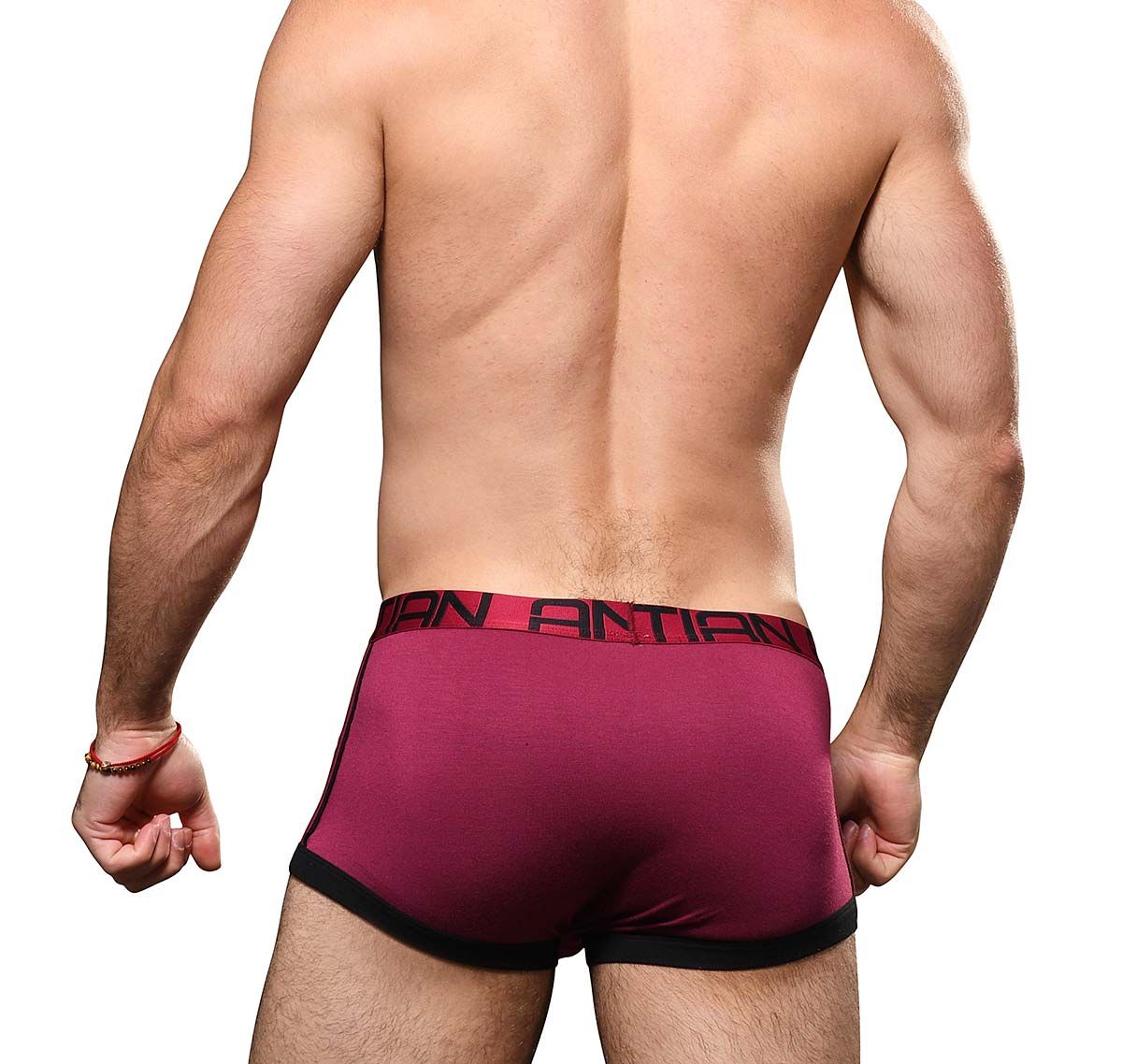 Andrew Christian Boxer TROPHY BOY FOR HUNG GUYS BOXER 93008, vino rosso