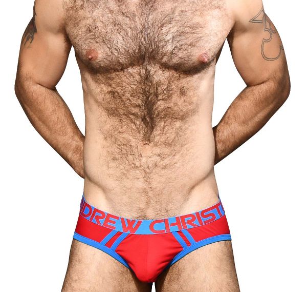 Andrew Christian Slip COOLFLEX MODAL ACTIVE BRIEF w/ Show-It 92522, rojo