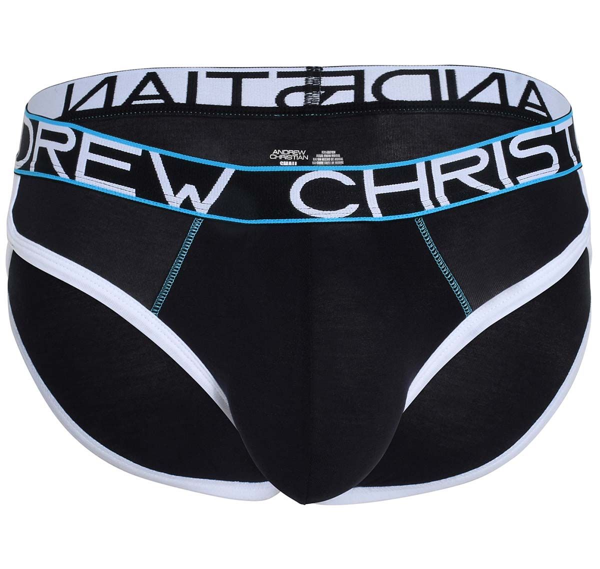 Andrew Christian Slip COOLFLEX MODAL BRIEF w/ Show-It 92337, negro