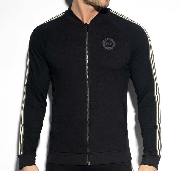 ES Collection Giacca sportiva FIT TAPE JACKET SP208, nero 