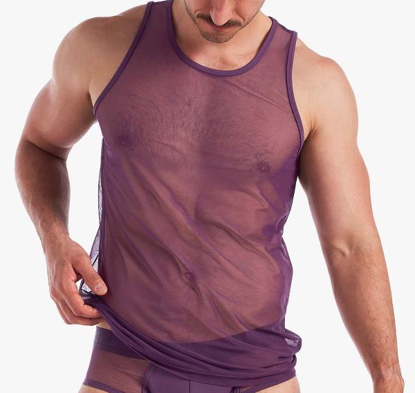 TEAMM8 Camiseta de tirantes SCORE SHEER TANK, violeta