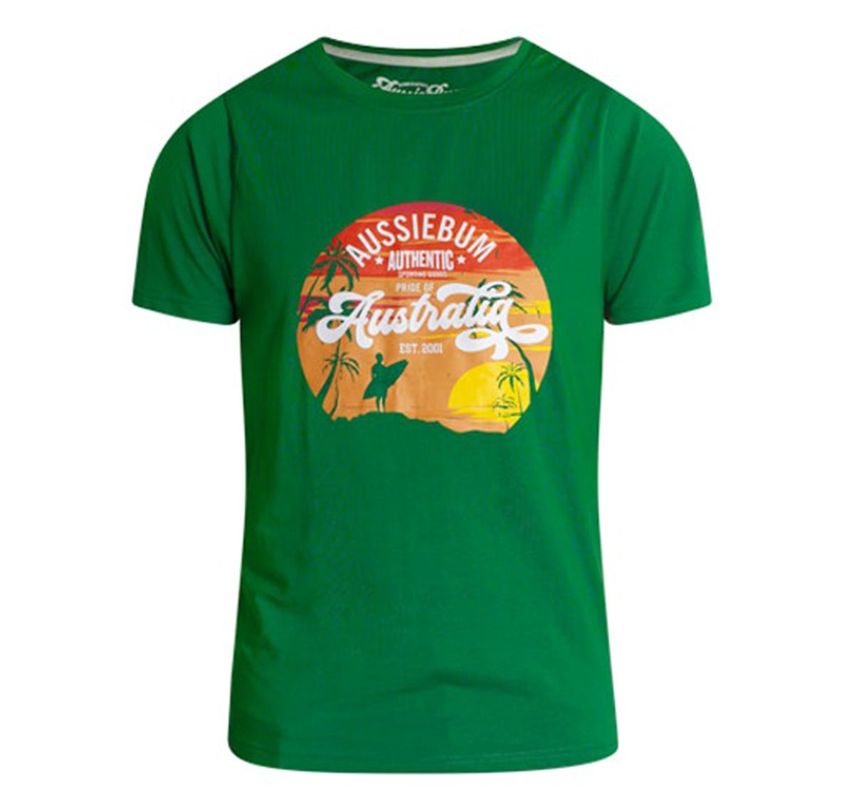 aussieBum Camiseta DESIGNER TEE SUNSET, verde