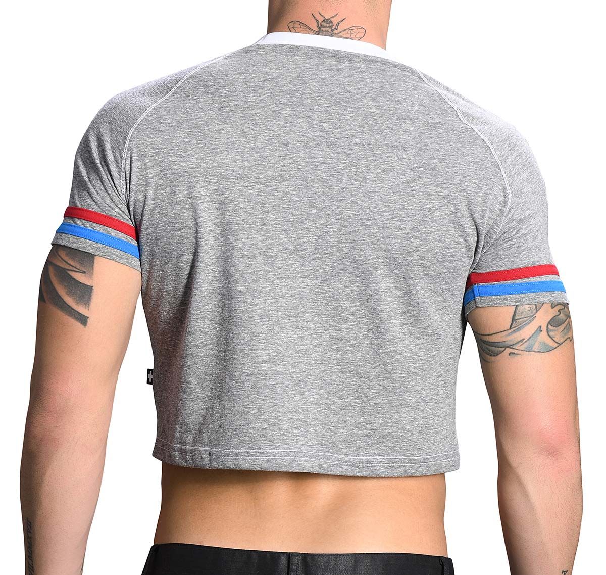 Andrew Christian Camiseta PHYS. ED. CROPPED TEE 10267, gris