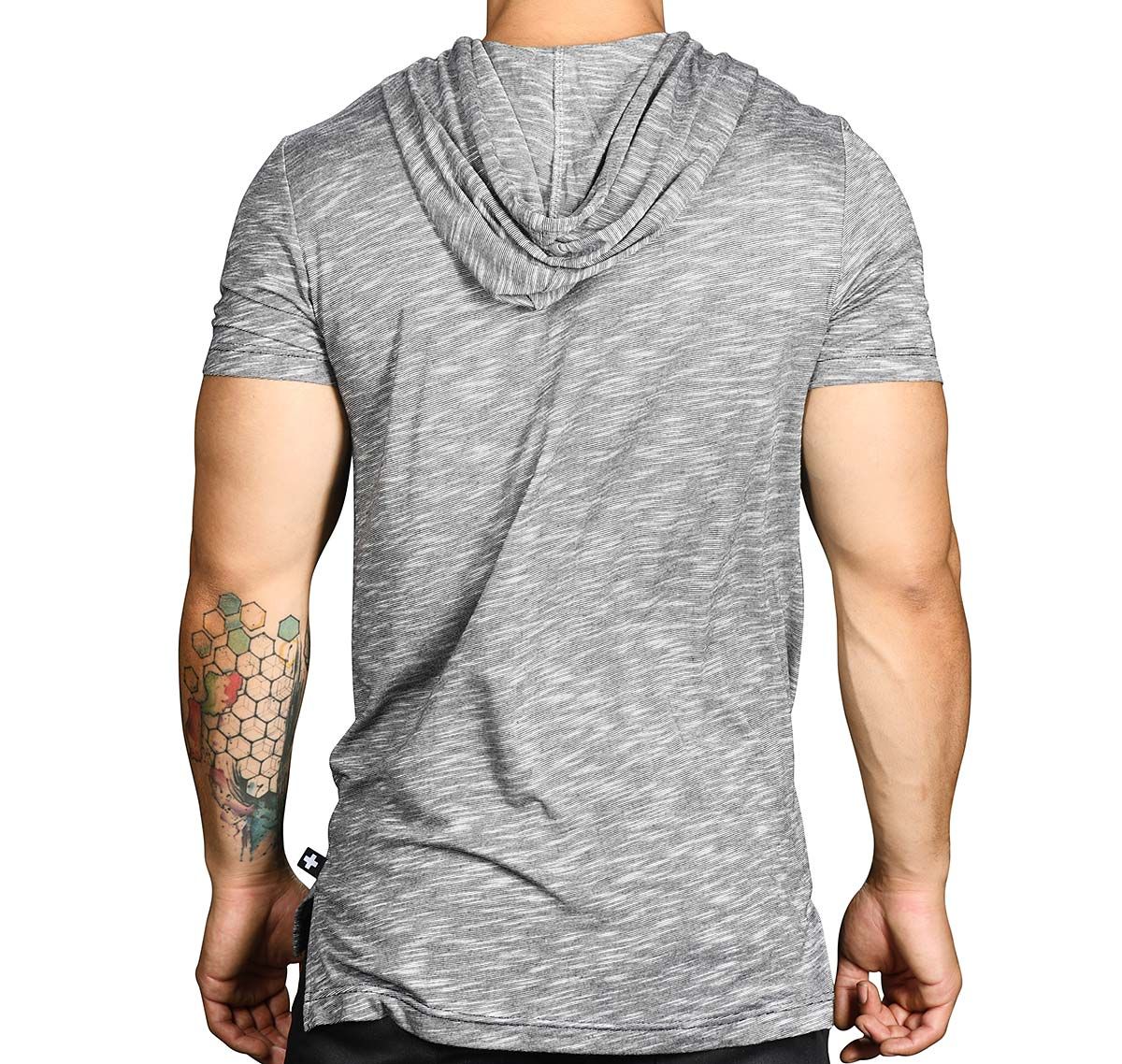 Andrew Christian Sweat à capuche RAYON HOODIE TEE 10242, gris