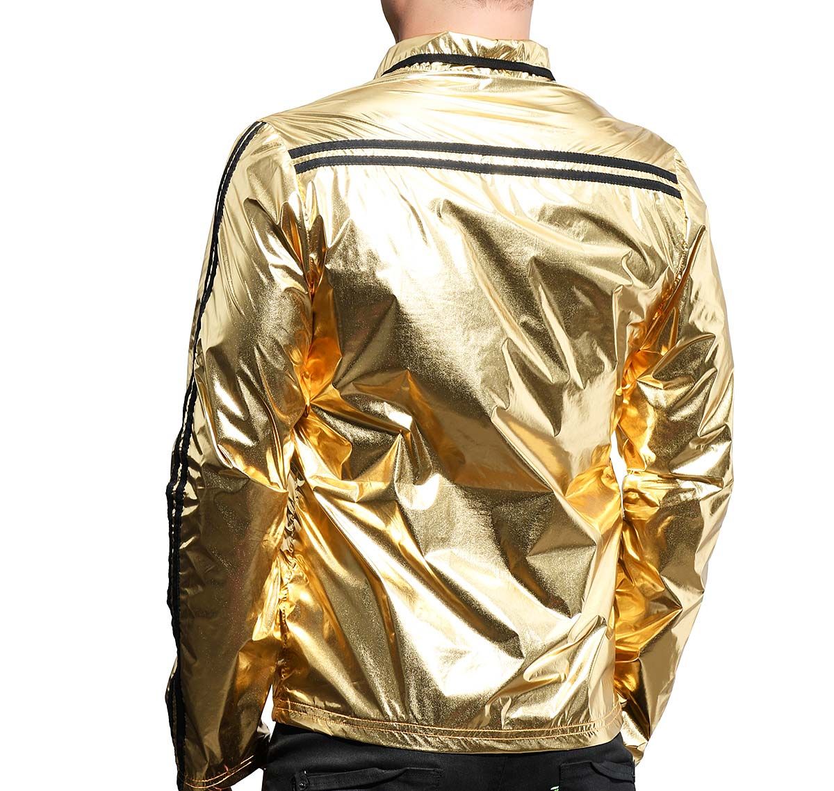 Andrew Christian Giacca GOLDEN BOY TRACK JACKET 5140, oro