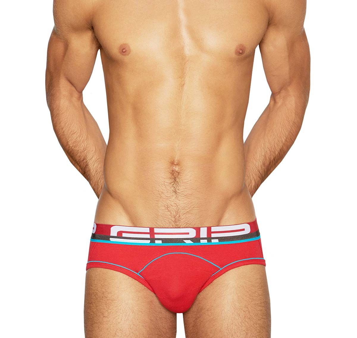 C-IN2 Brief GRIP 1.0 LOW RISE BRIEF, red
