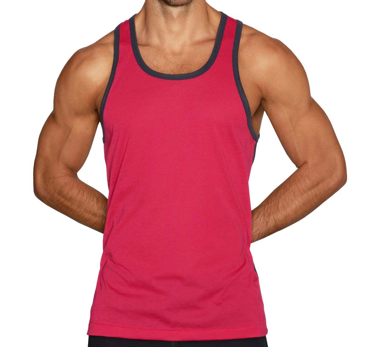 C-IN2 Débardeur SUPER BRIGHT RELAXED TANK 1006J-666, rouge