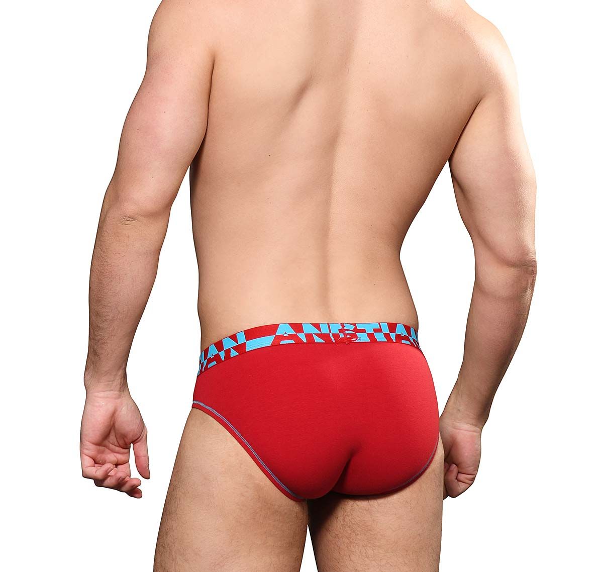 Andrew Christian Slip ALMOST NAKED HANG-FREE BRIEF 93018, rojo