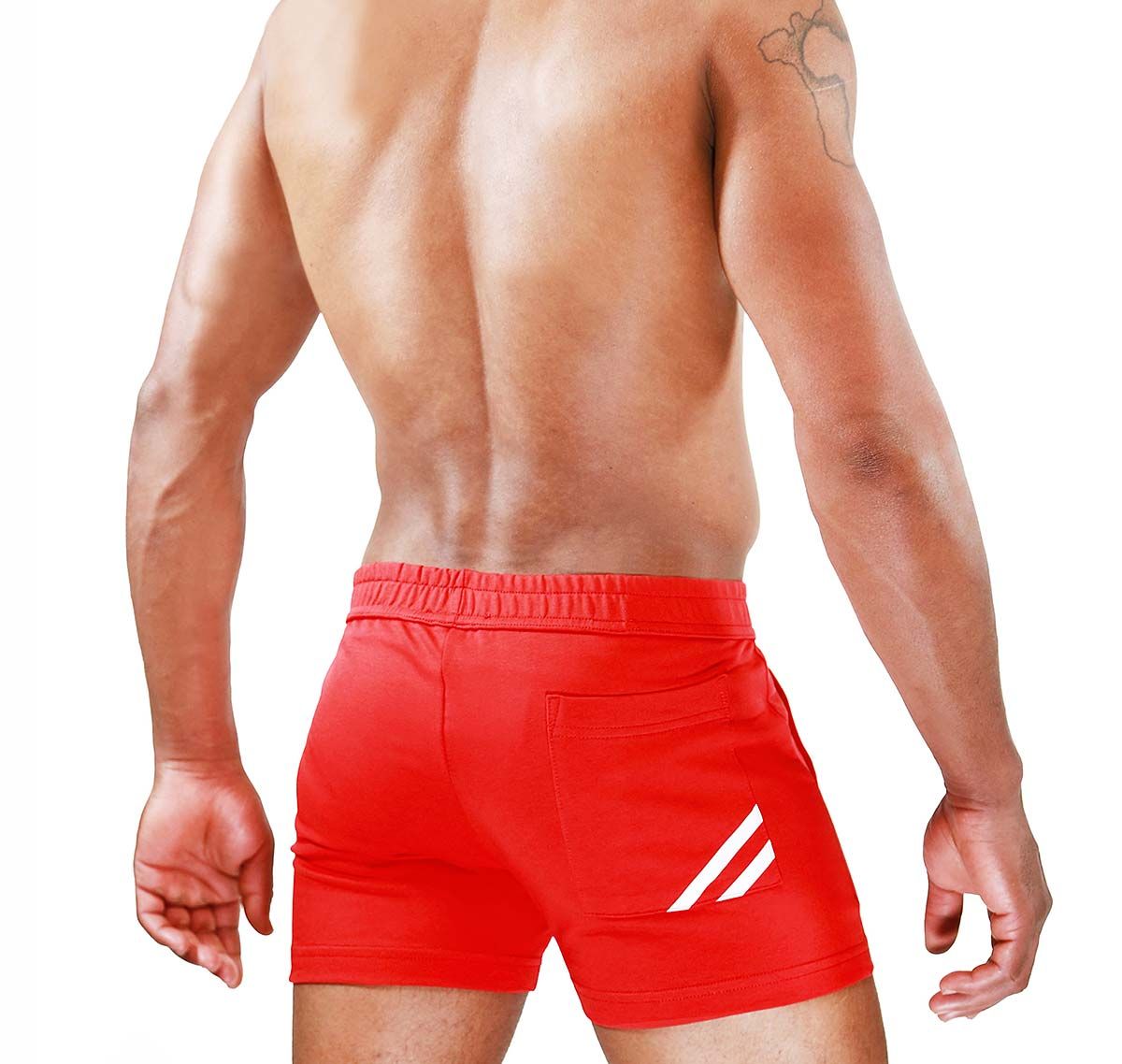 TOF Training shorts PARIS SHORTS RED SH0009RB, red