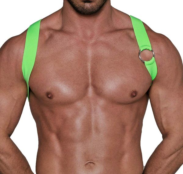 TOF Harness PARTY BOY ELASTIC HARNESS NEON GREEN H0018VF, green