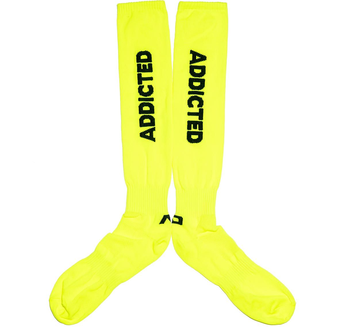 Addicted Chaussettes de sport ADDICTED NEON SOCKS AD1155, jaune fluo