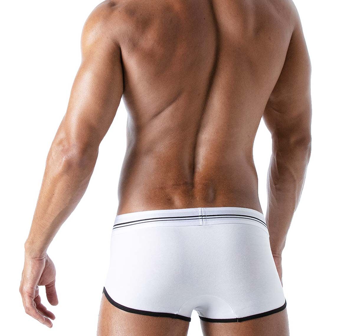TOF Boxershorts FRENCH TRUNKS WHITE TOF161B, weiss