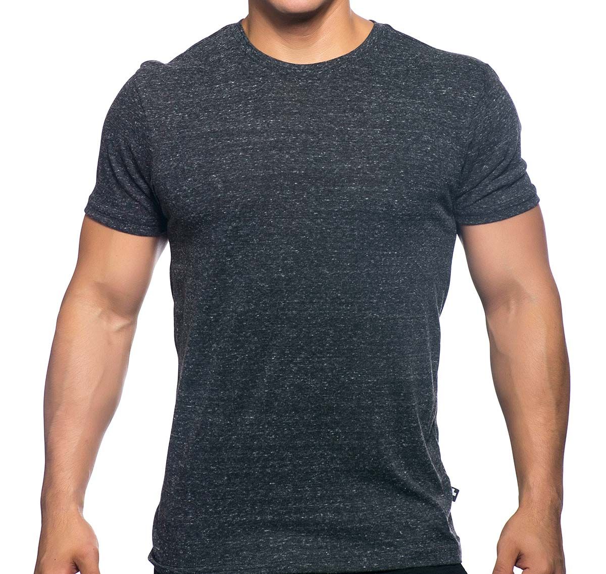 Andrew Christian T-Shirt HAPPY TAGLESS CREW NECK TEE 10165, vintage schwarz